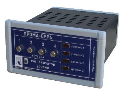 Сигнализатор уровня ПРОМА-СУР-4 (реле, RS485)