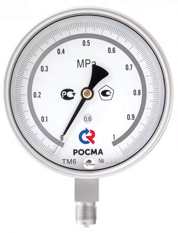 Манометры коррозионностойкие точных измерений с корректировкой нуля серии ТМ (ТВ, ТМВ) — МТИ (серия 21)