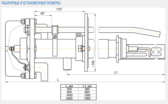 Запальник ЭЗ, электрозапальник газовый